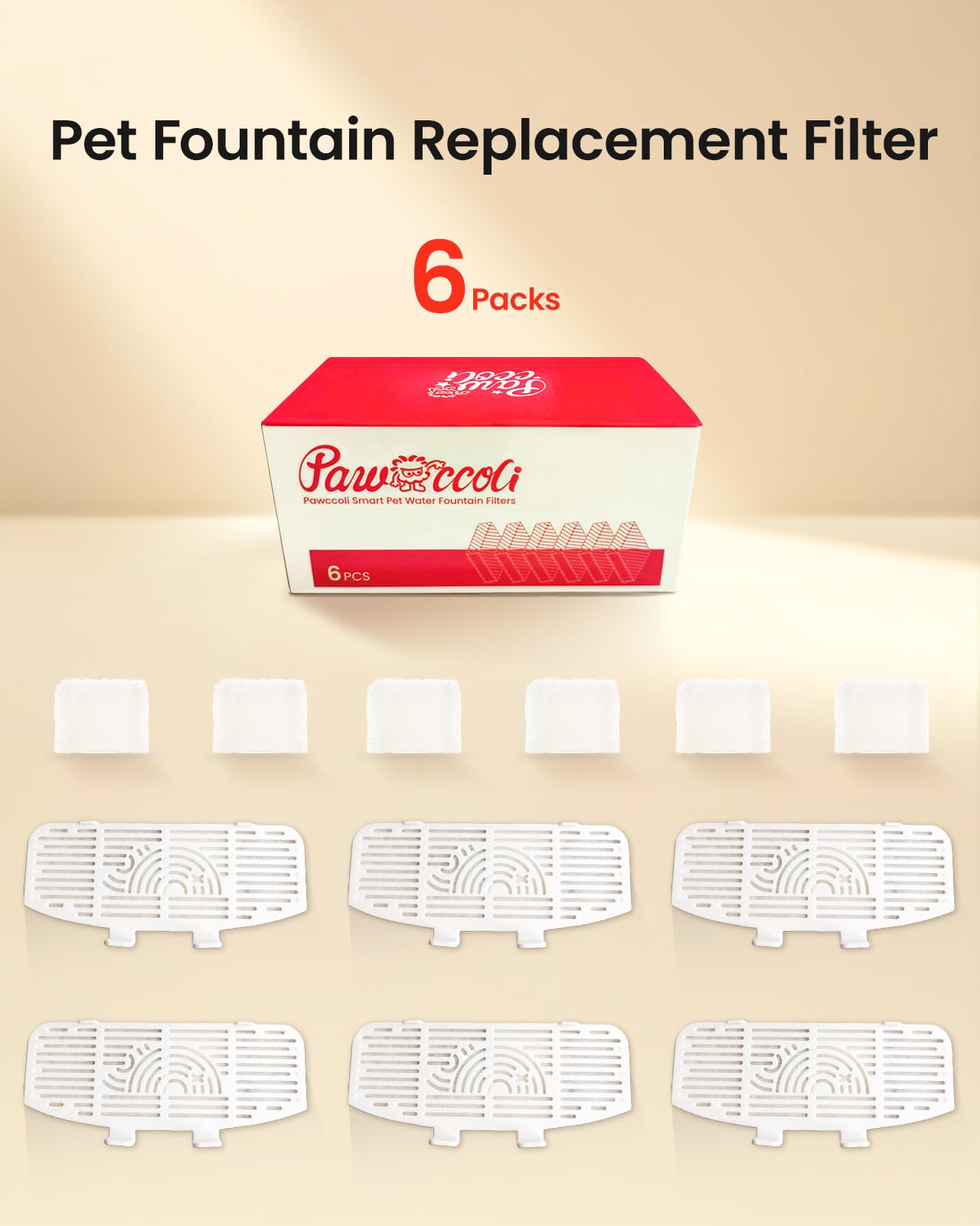 Replacement every 2-4 weeks helps maintain fountain performance.