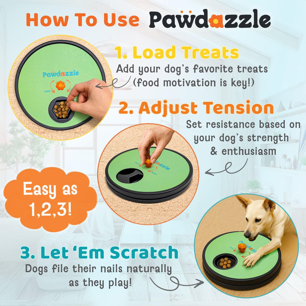 Pawdazzle includes bonus sandpaper to extend lifespan.