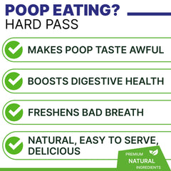 Pawsential No Poo Chews bites closeup, showing convenient 2 g portions.