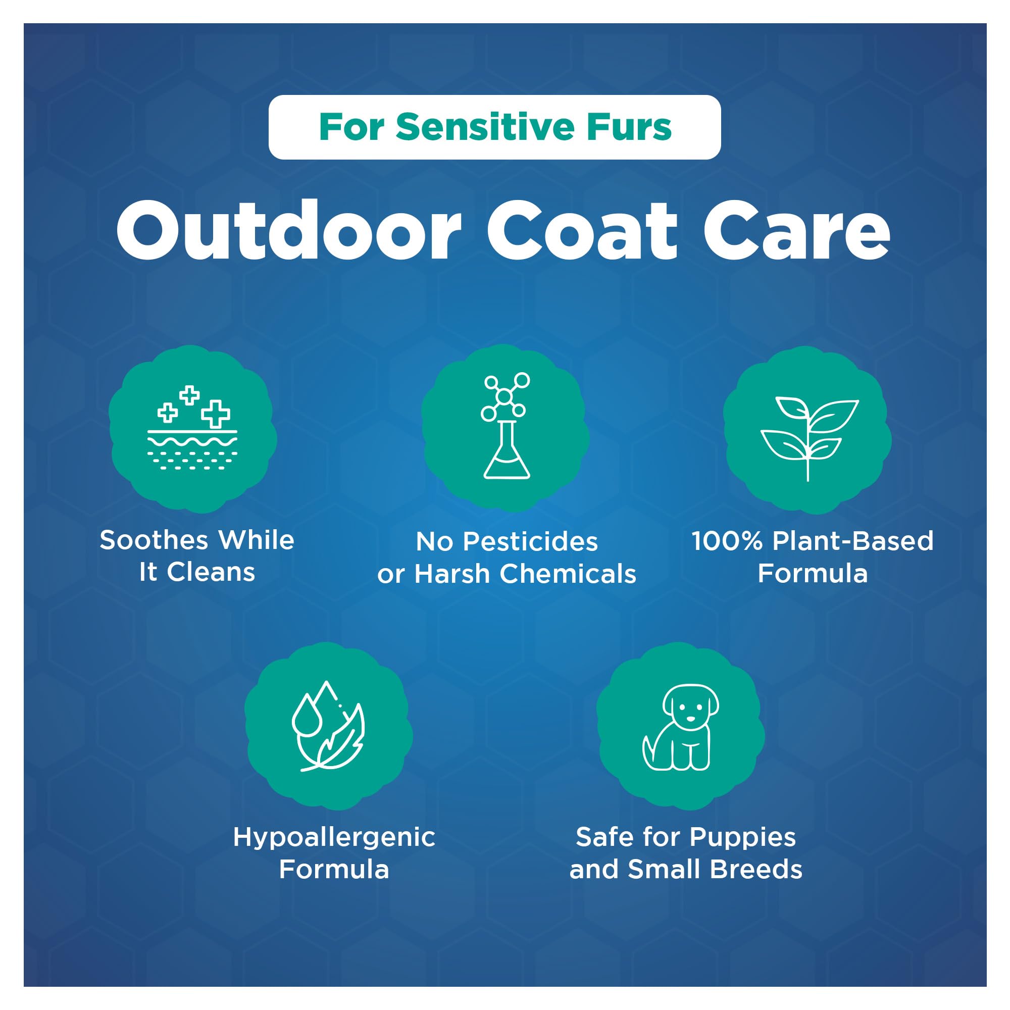 Pawfect by FurFresh mite me not formula label preview for outdoor-safe cleansing for active dogs.