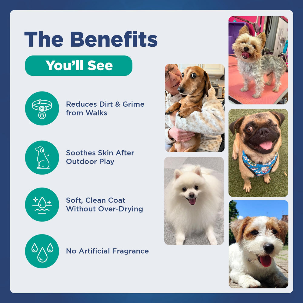 Pawfect by FurFresh sulfate-free ingredients shown on packaging for safe grooming.