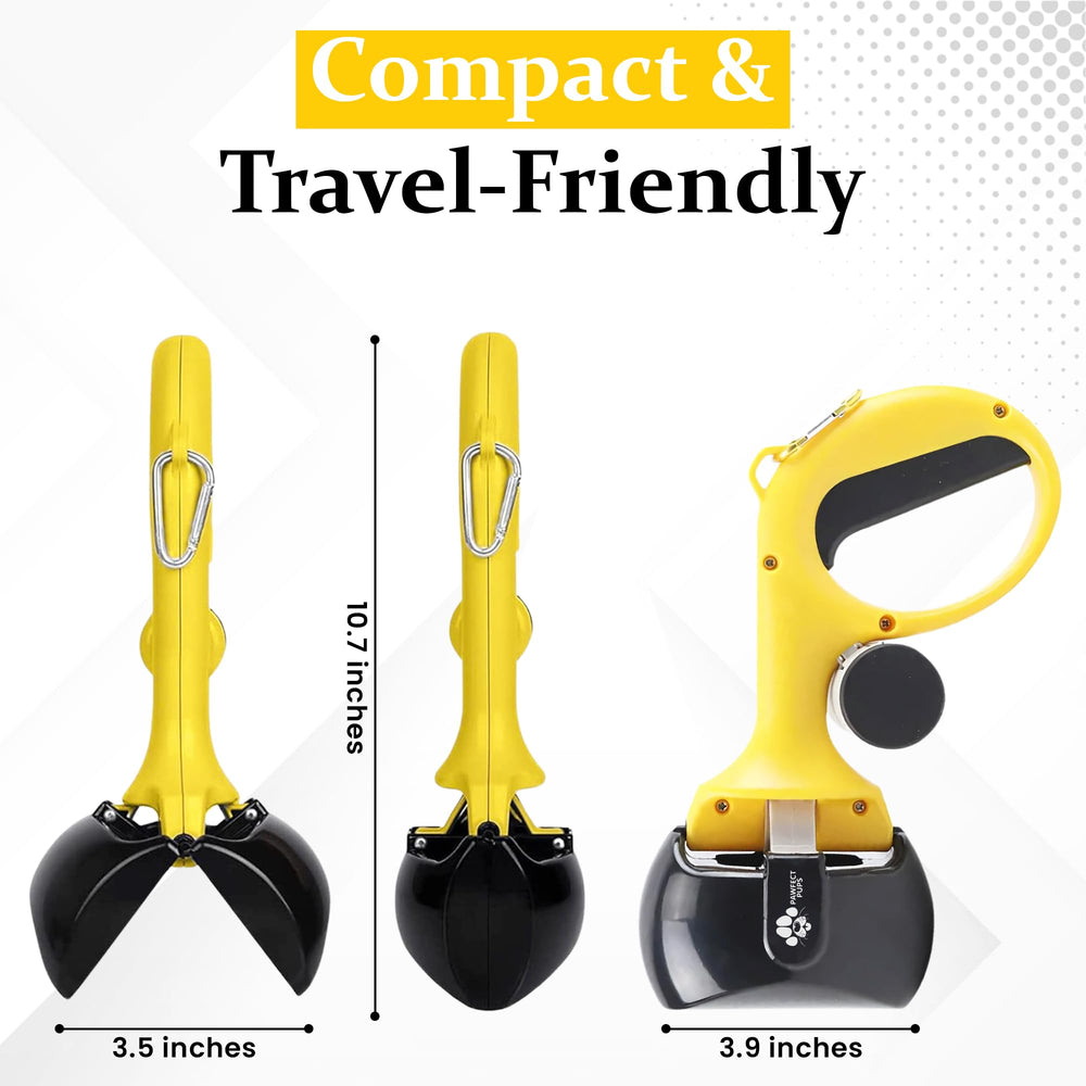 Pawfect Pups pooper scooper compact storage for portability