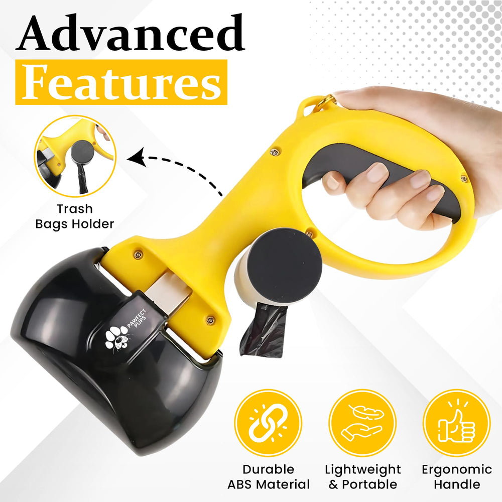 Pawfect Pups pooper scooper with non-stick surface for quick cleanup