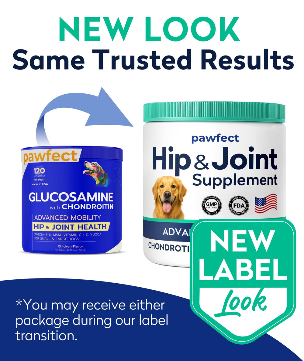 PAWFECTCHEW 180-count jar for daily supplementation