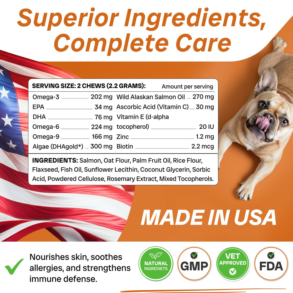PAWFECTCHEW EPA DHA dog chews for immune and brain support.
