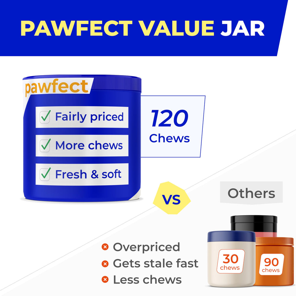 PAWFECTCHEW USA-made vet-approved chews for dogs of all ages
