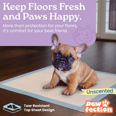 Pawfection pad holds up to 4 cups of liquid for reliable potty training.