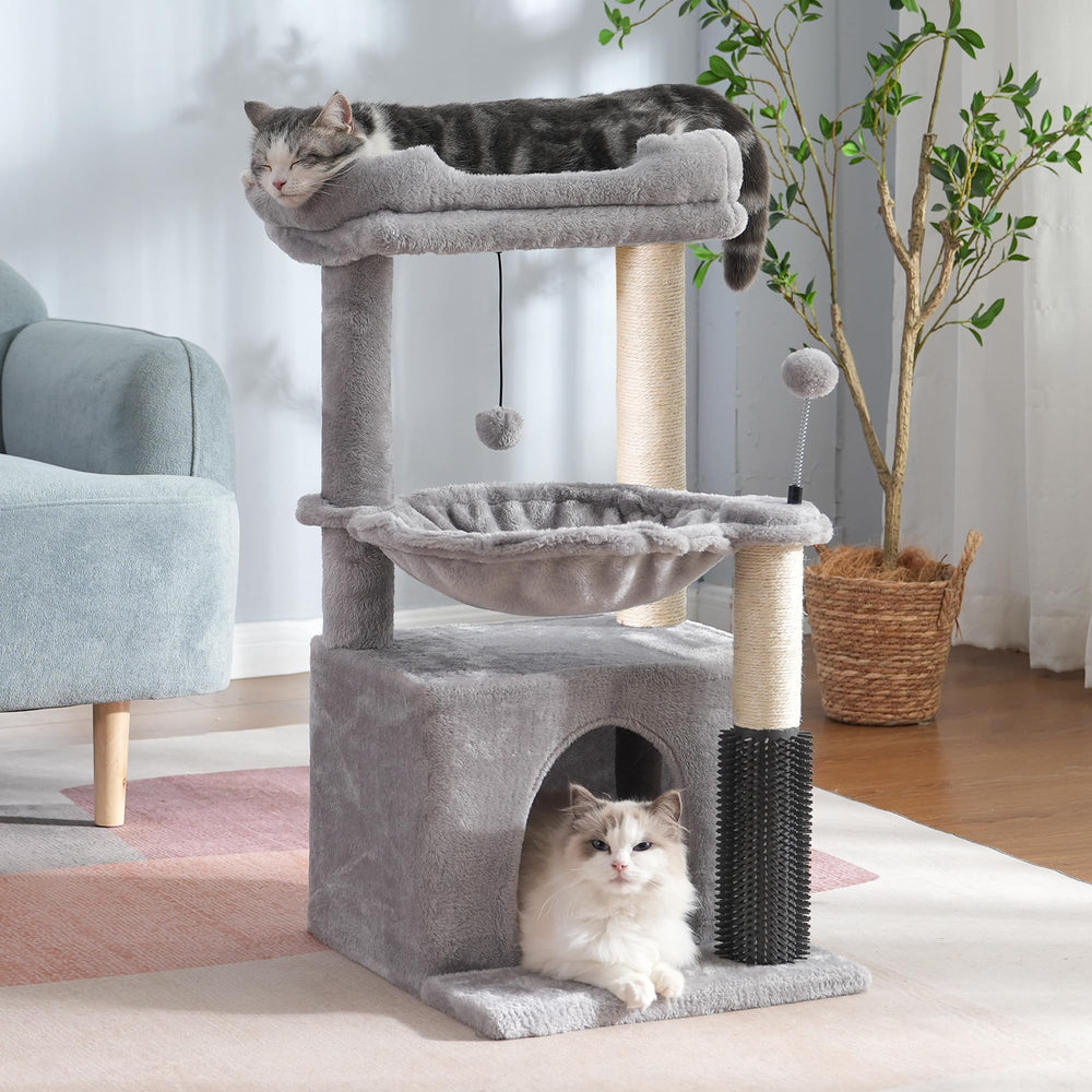 Pawfessor cat tree assembly pack: clear instructions and included tools for easy setup.