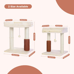 Pawfessor thick 4.5-inch scratch post supports heavy scratching.
