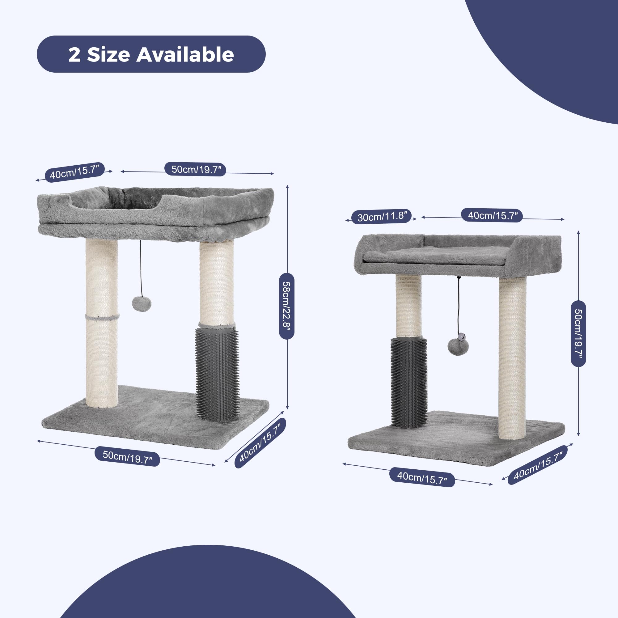 Pawfessor cat tree tower sisal posts invite cats to scratch and protect furniture.