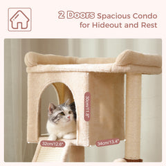 Pawfessor ramp-scratcher provides gentle climbing and extra scratching surface.