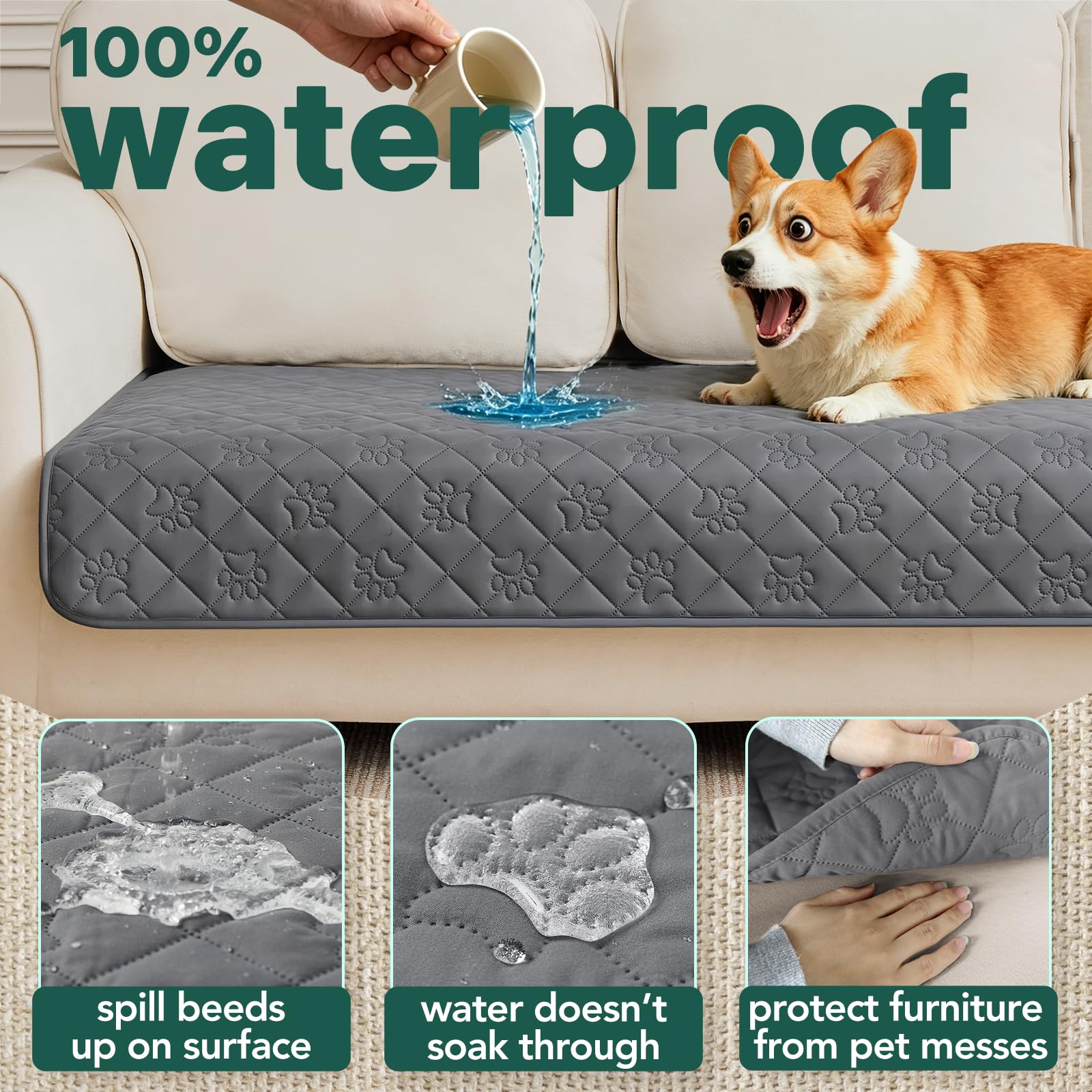 PAWFINITY leak-proof TPU interlayer close-up showing a strong barrier.