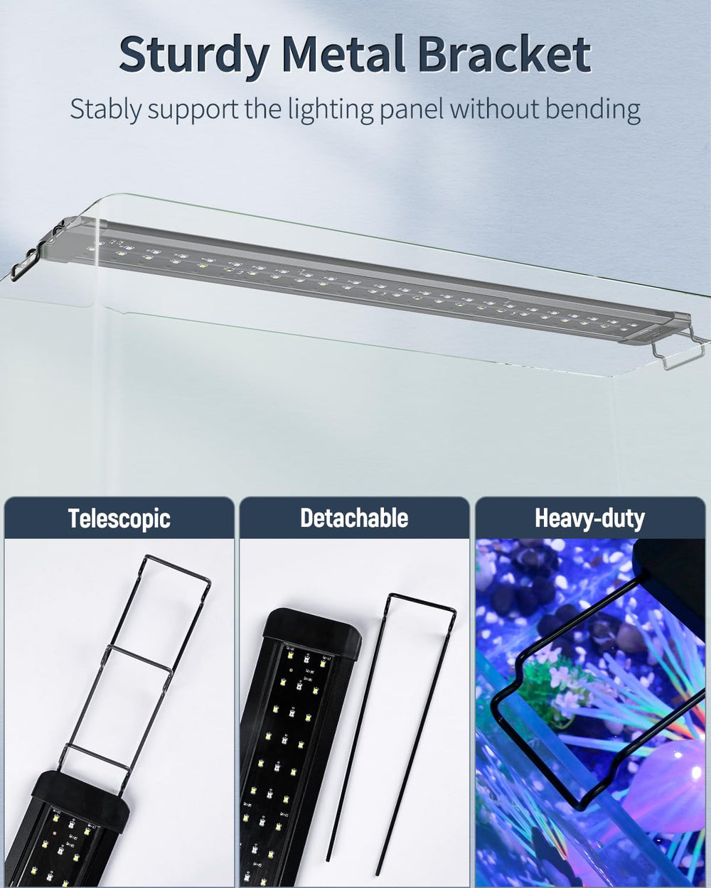 Pawfly 24-30 inch tank light suitable for diverse freshwater setups