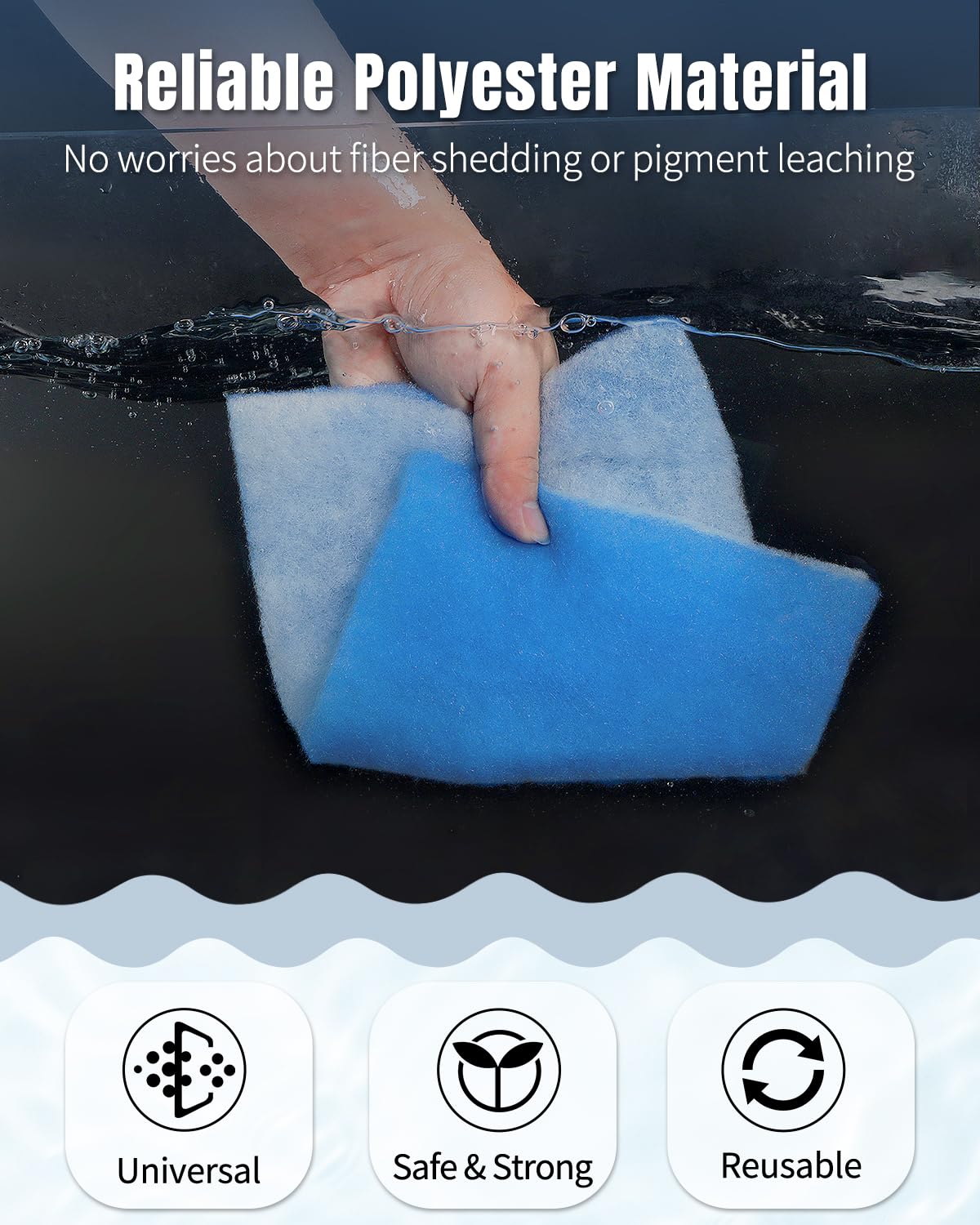 Pawfly polyester material close-up emphasizes durable safe media
