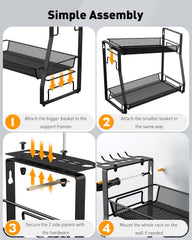Pawfly Aquarium Tool Organizer easy assembly with included hardware