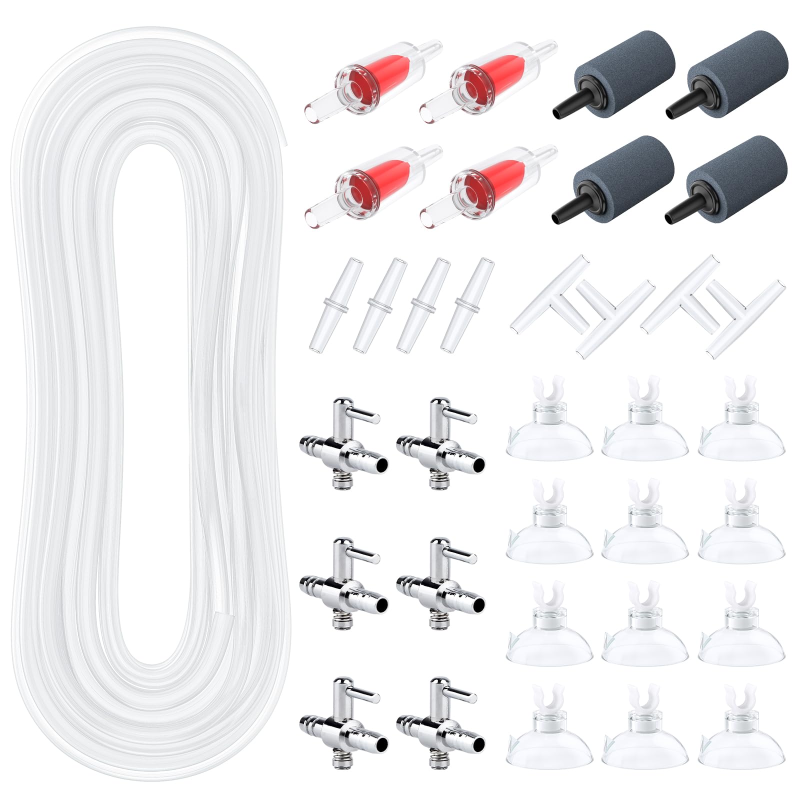 Pawfly aquarium tubing 50ft demonstrating flexible line for customizable tank layouts