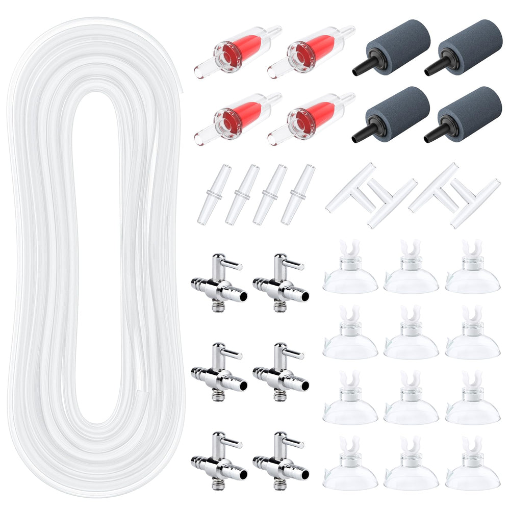 Pawfly aquarium tubing 50ft demonstrating flexible line for customizable tank layouts
