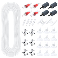 Pawfly aquarium tubing 50ft demonstrating flexible line for customizable tank layouts