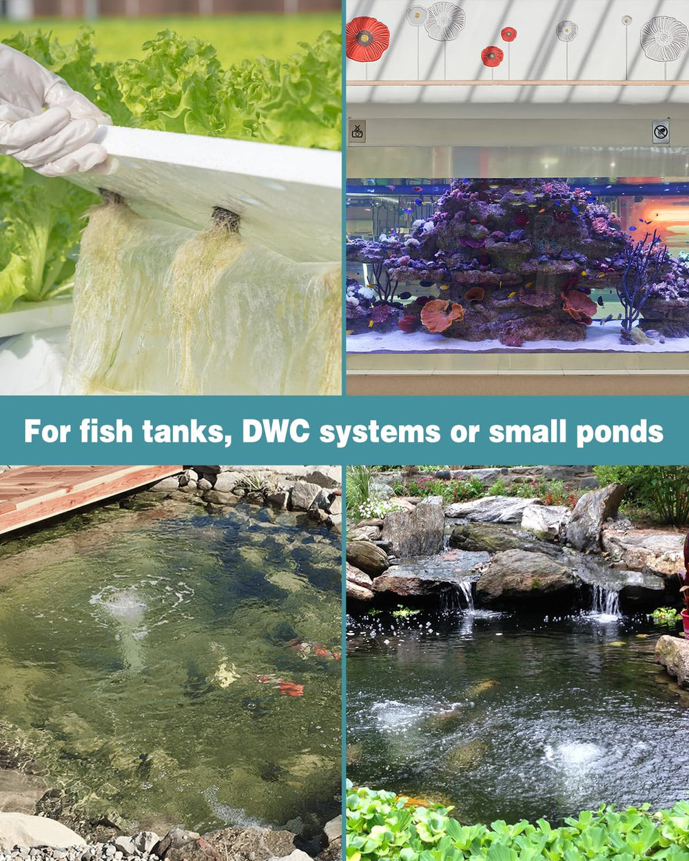 Pawfly 8-inch air stone sinks for bottom diffusion and stable setup.