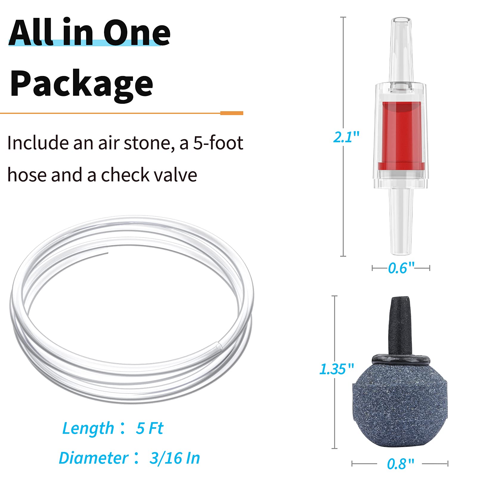 Pawfly check valves prevent back siphoning and protect your aquarium.
