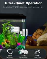 Pawfly copper motor and ceramic shaft ensuring durable, steady water movement.