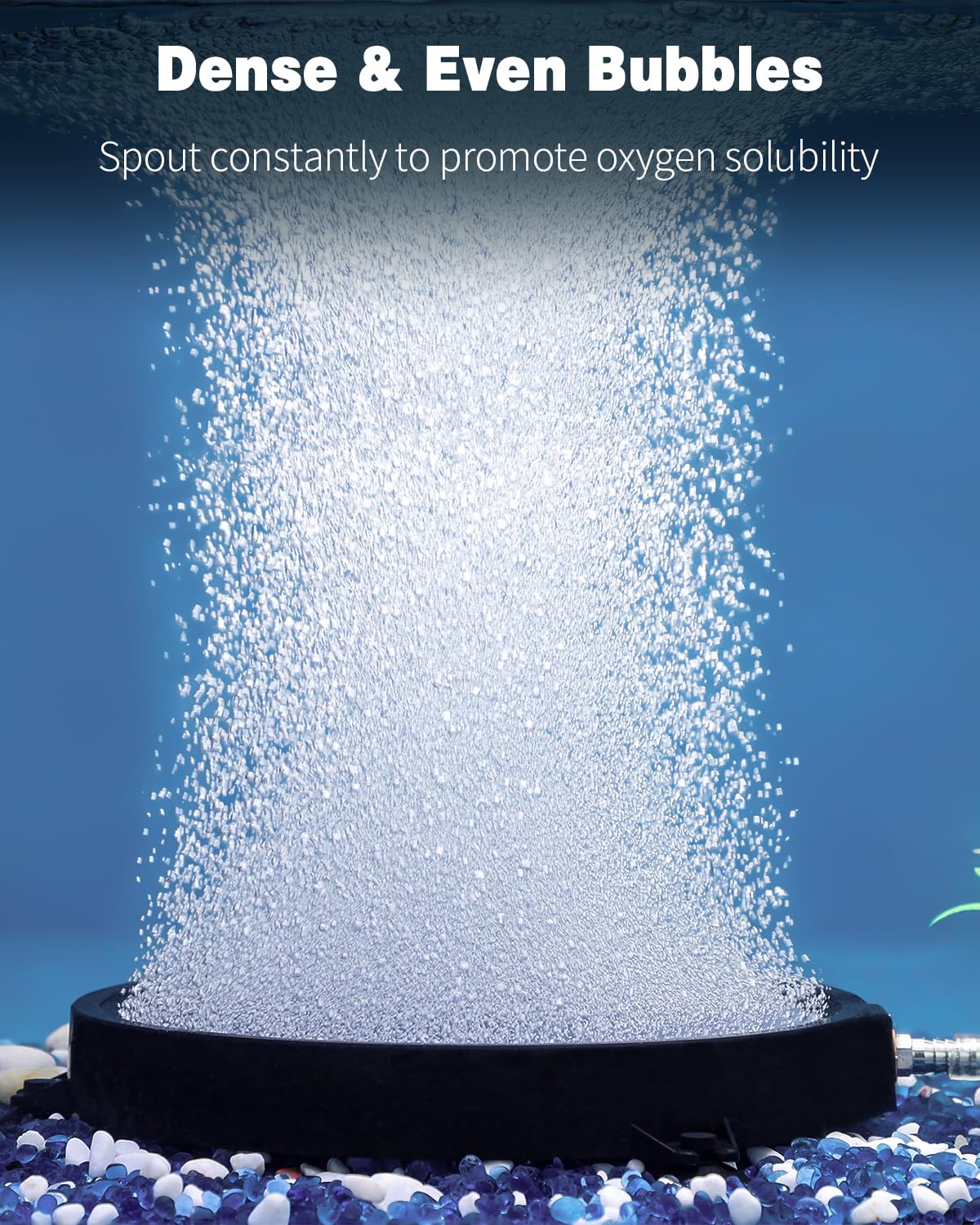 Pawfly DWC reservoir aeration stone supports robust oxygenation for healthier roots.