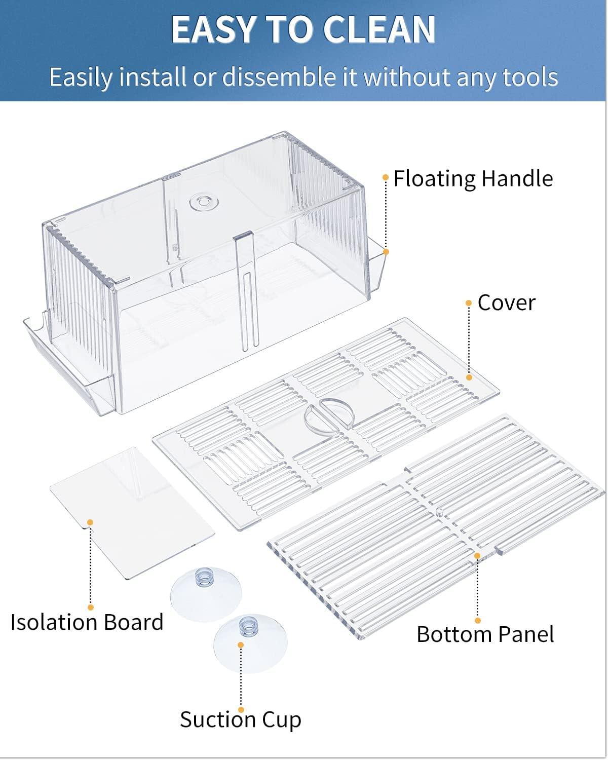 Pawfly easy-installation and tool-free cleaning process.