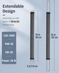 Pawfly full-spectrum LED array with white, blue and red light for accurate color rendering.