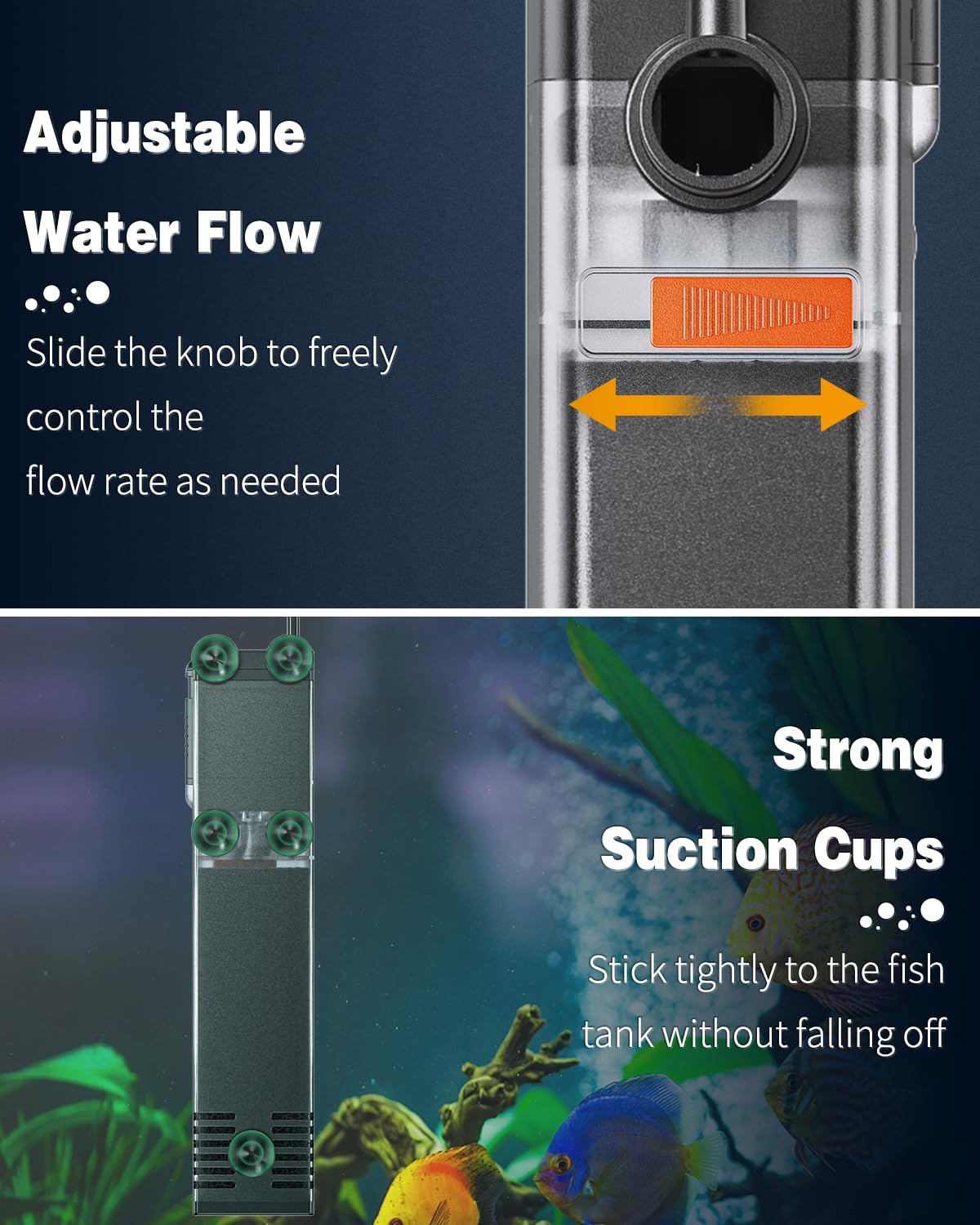 Pawfly filter shows visible bubbles for improved oxygenation