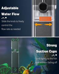 Pawfly filter shows visible bubbles for improved oxygenation