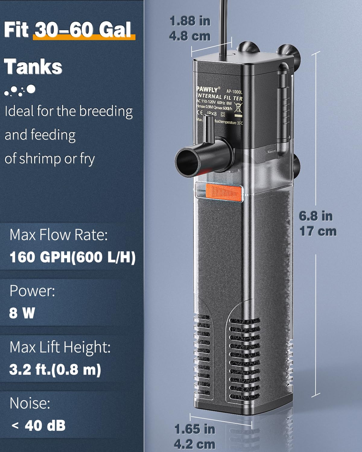 Pawfly drenching outlet option for gentle water distribution and circulation