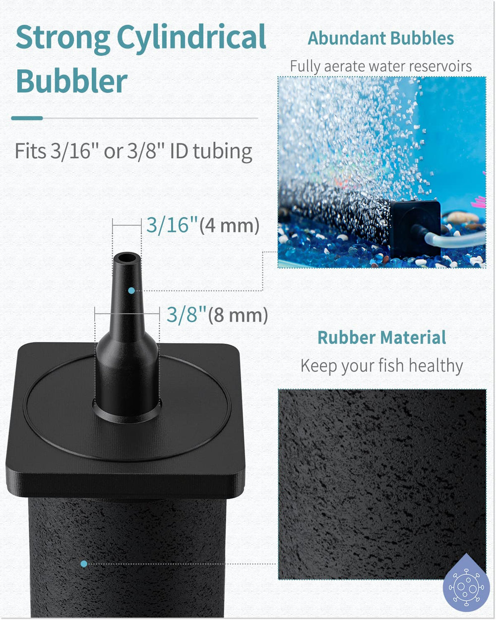 Pawfly suitable for large aquariums, ponds, and outdoor circulation systems.