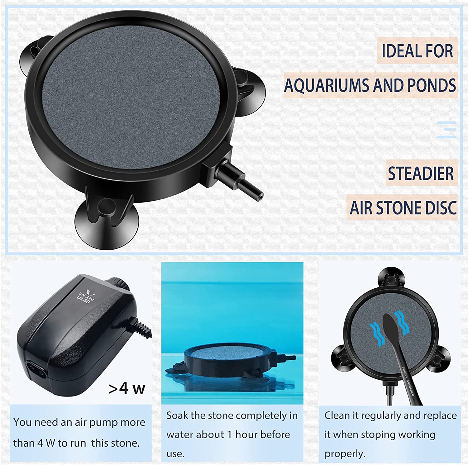 Pawfly diffuser ideal for aquariums, DWC, and ponds.