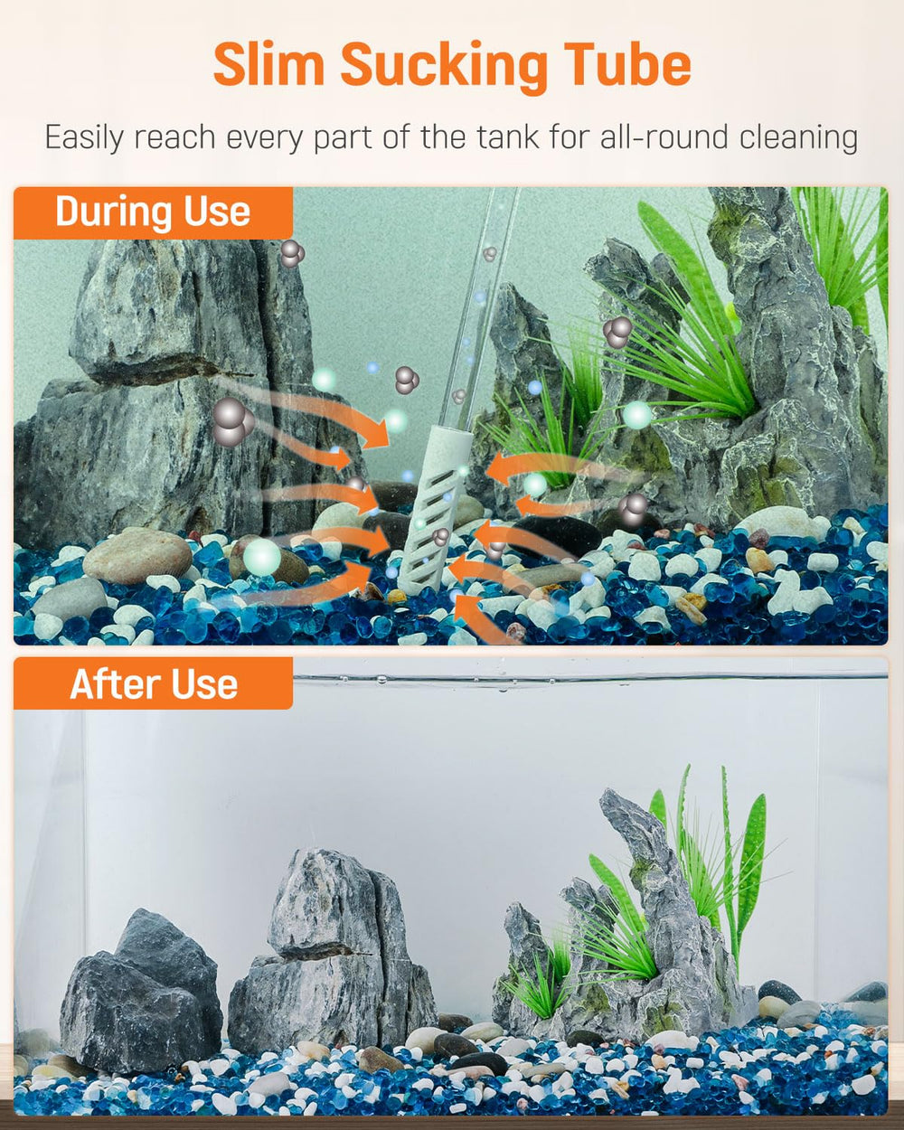 Pawfly siphon ball simplifies manual operation for water removal.