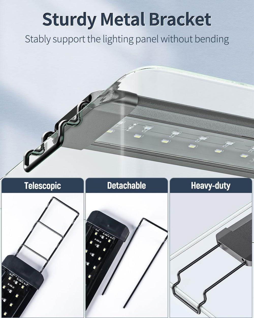 Pawfly full-spectrum lighting supports vibrant color reproduction and easy habitat observation