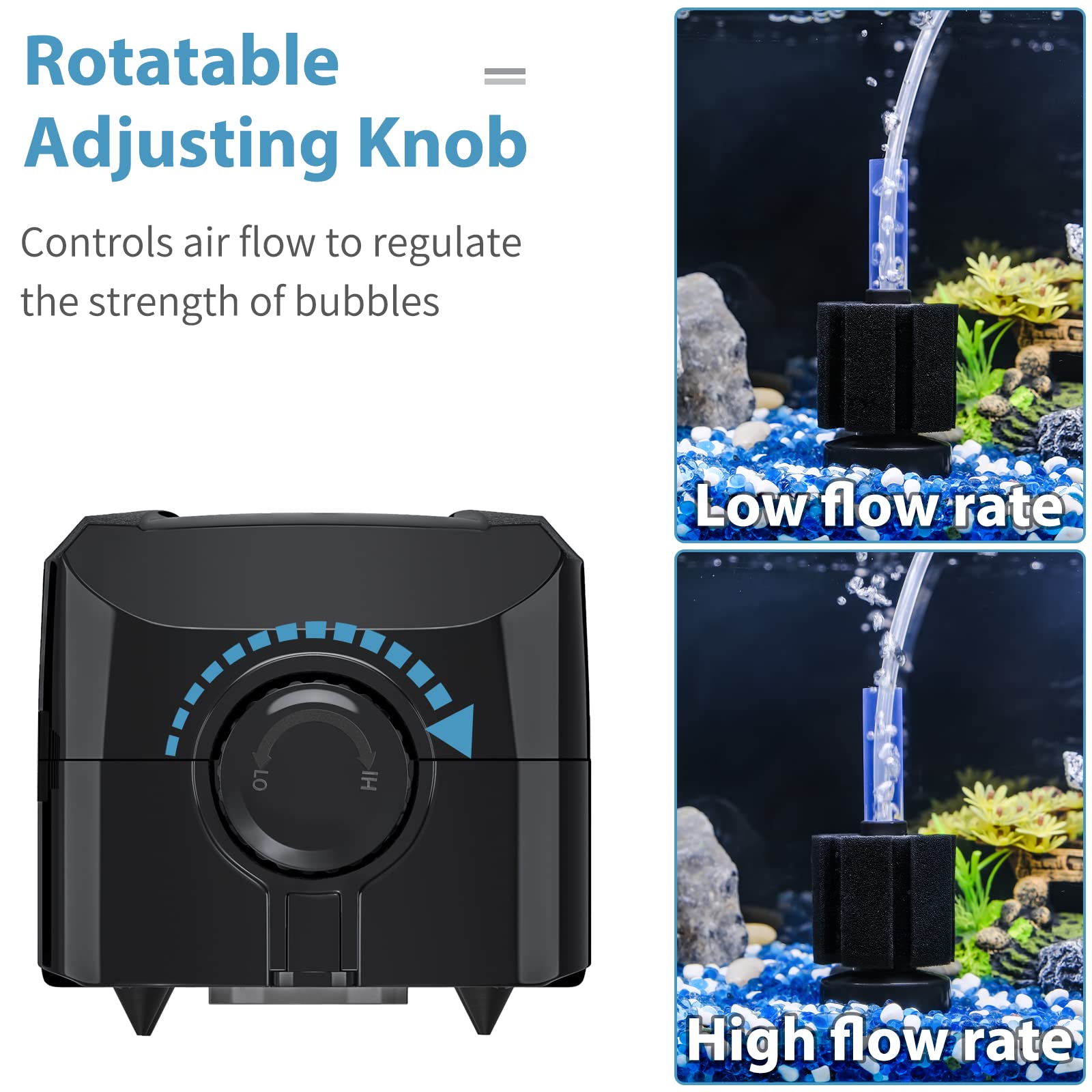 Pawfly Uniclife air pump kit includes valves, stones, tubing and connectors