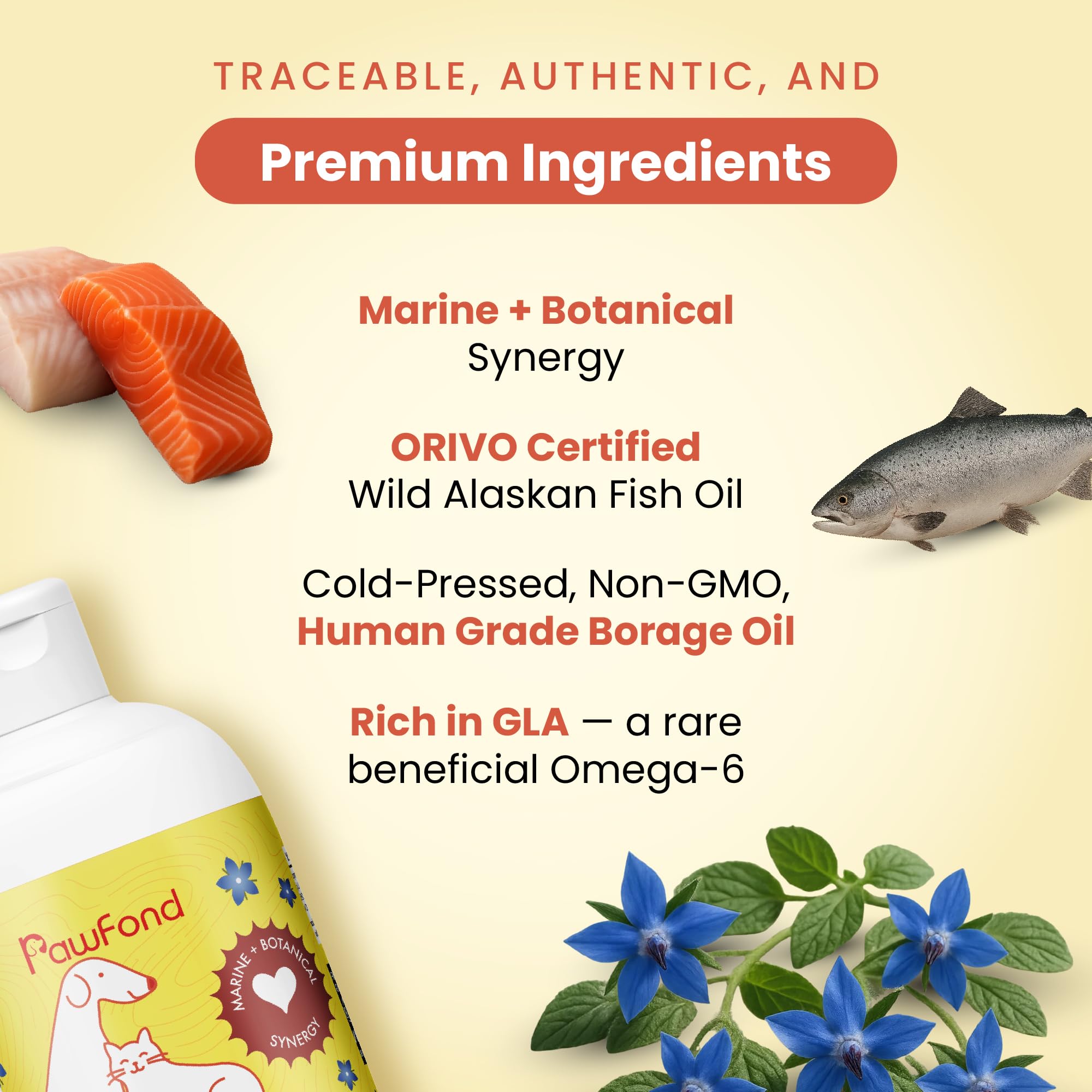 PAWFOND wild-caught Alaska sourcing for pure pet supplement