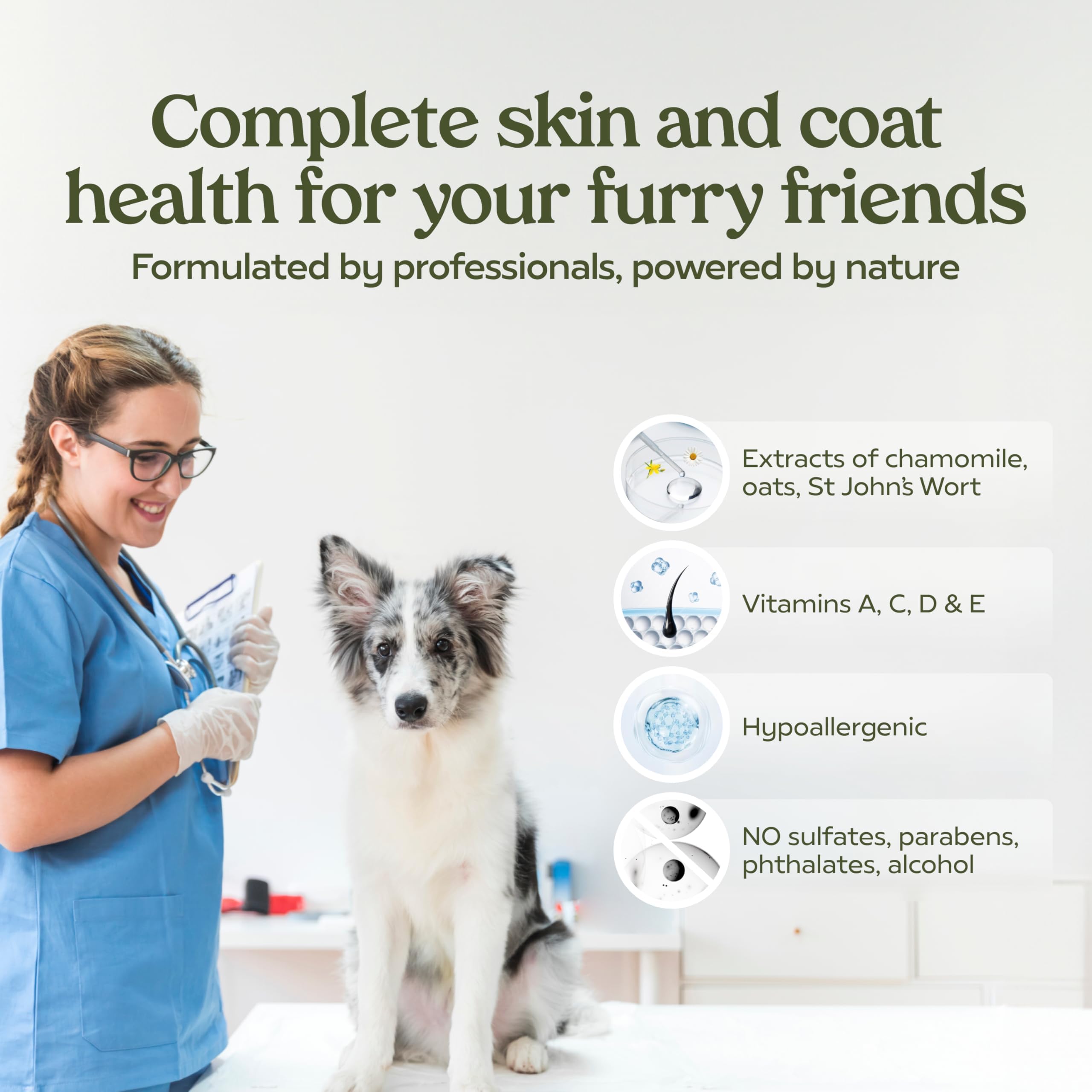 Pawfume leave-in conditioner for dogs shown for daily grooming.