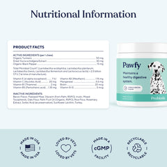 Pawfy Probiotics dog chews supporting skin comfort and seasonal wellness