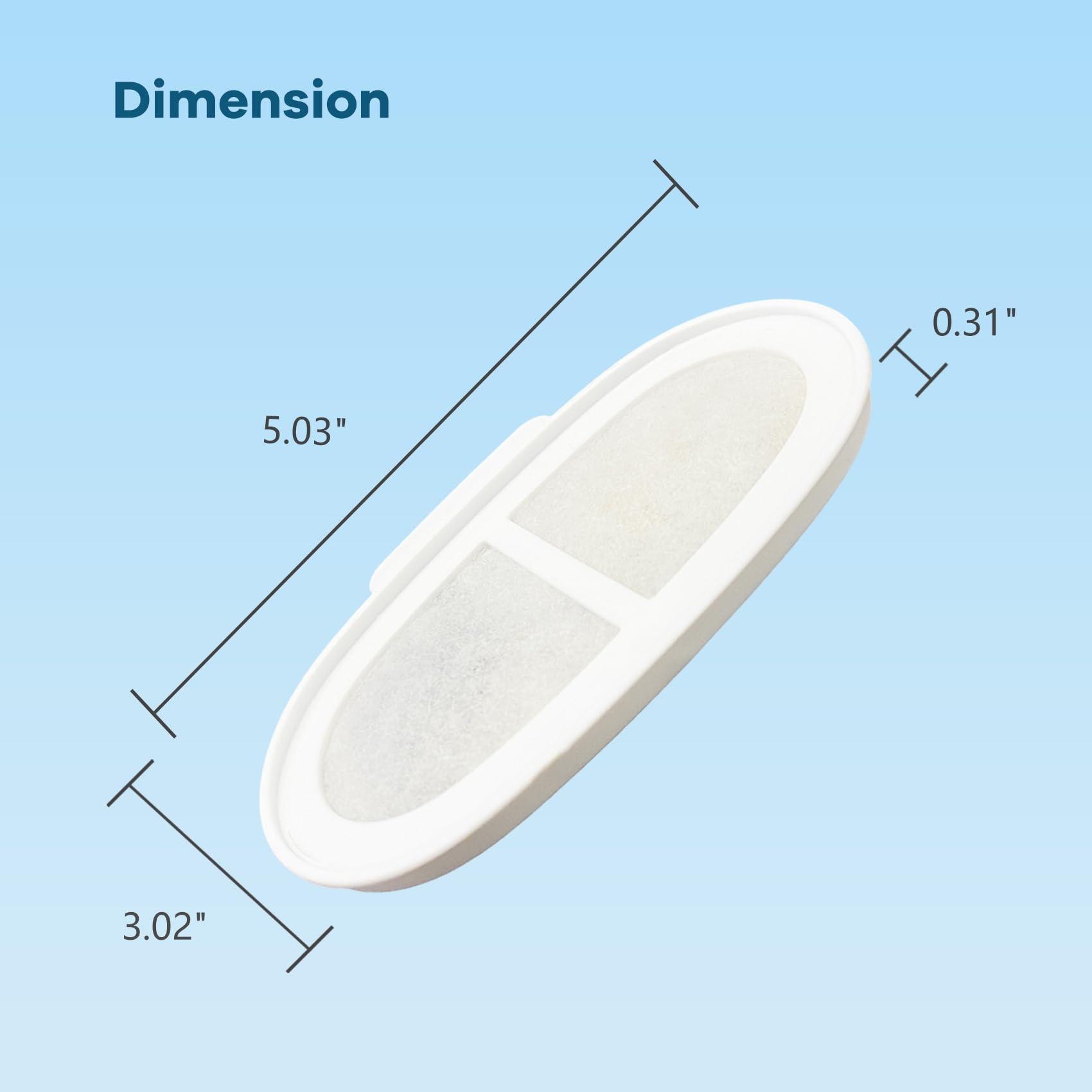 PAWGETHER ion-exchange resin filter component for softened water and better taste