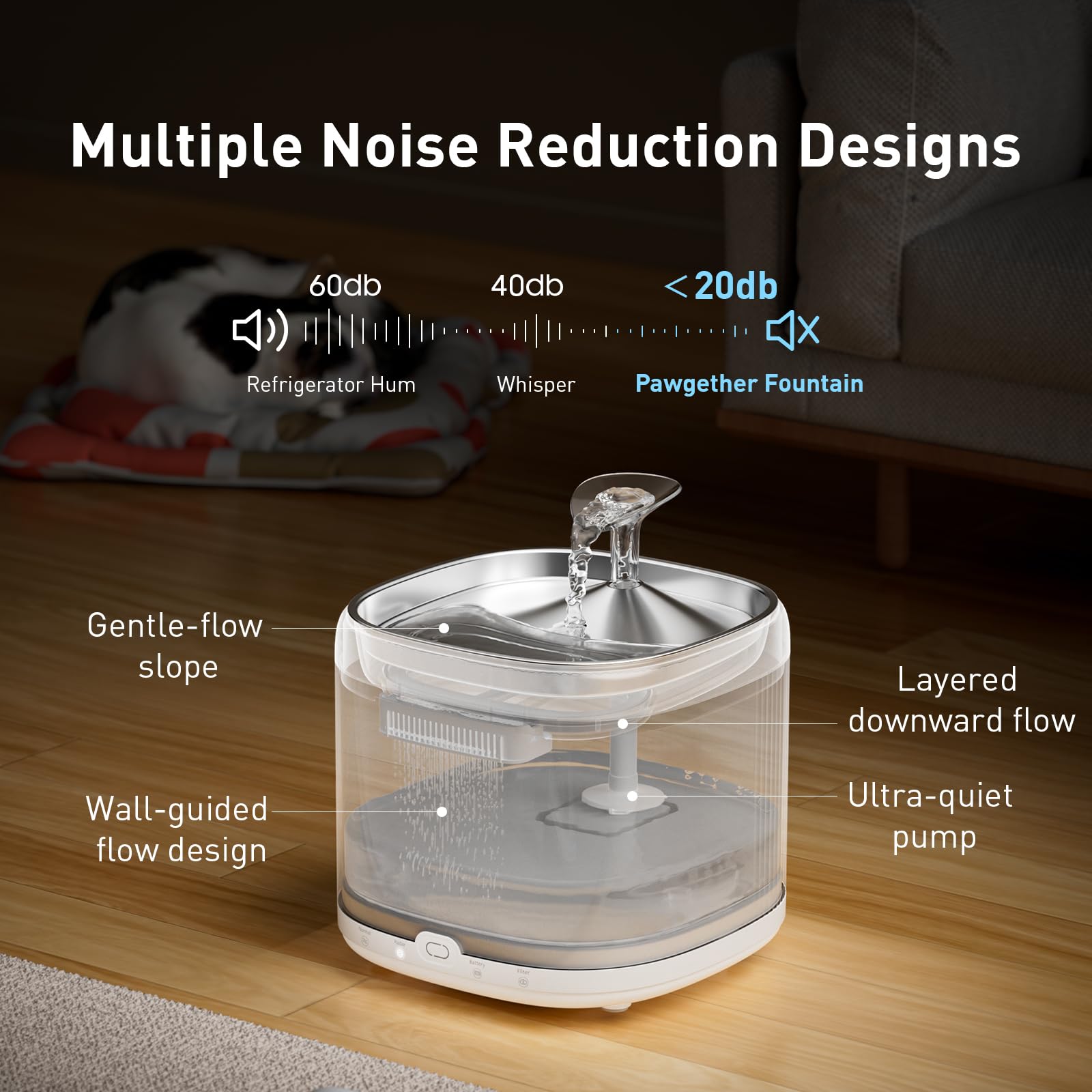 PAWGETHER vertical filtration system ensures cleaner, fresher tasting water