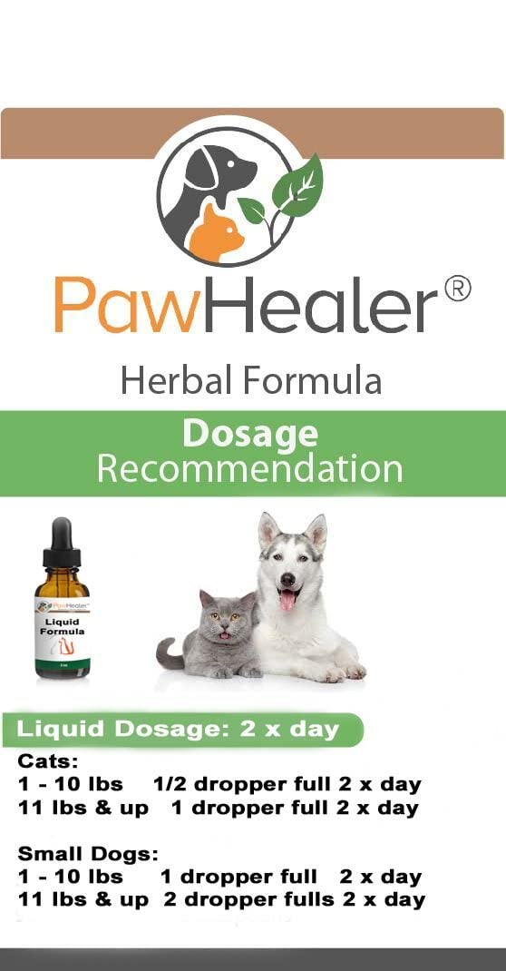 PawHealer bladder remedy label shown on packaging for stone support in pets.