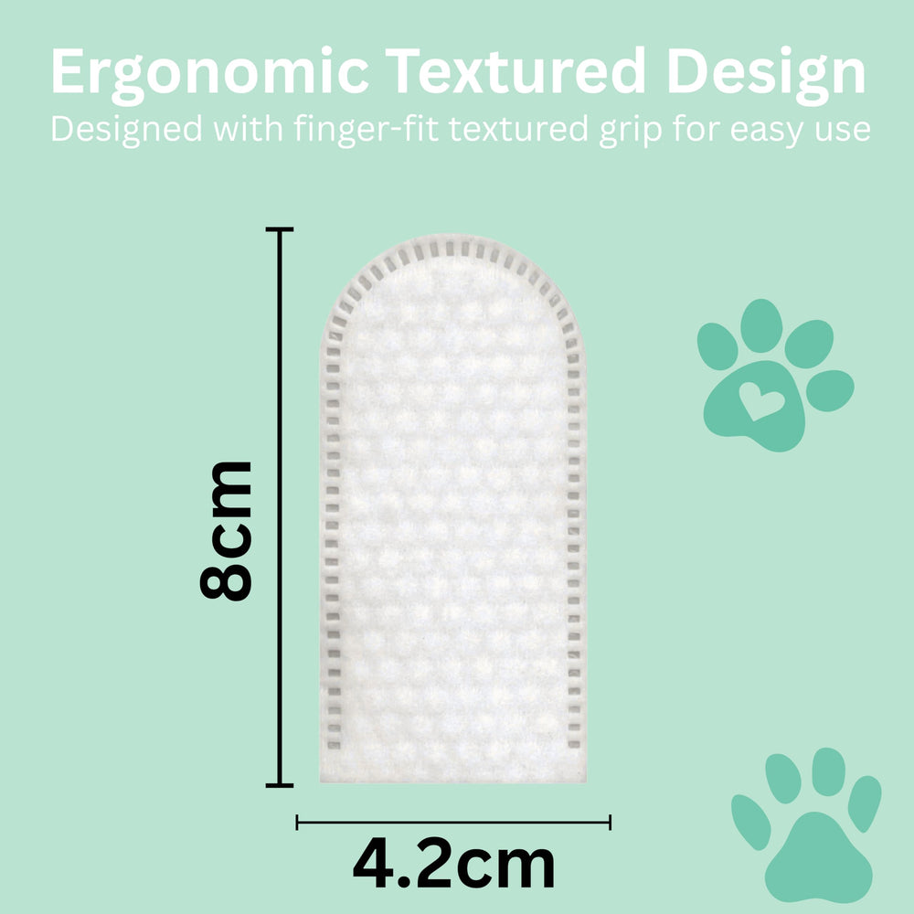 Pawhuggy biodegradable ear wipes material emphasizes eco-friendly care for pets.