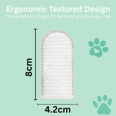 Pawhuggy biodegradable ear wipes material emphasizes eco-friendly care for pets.