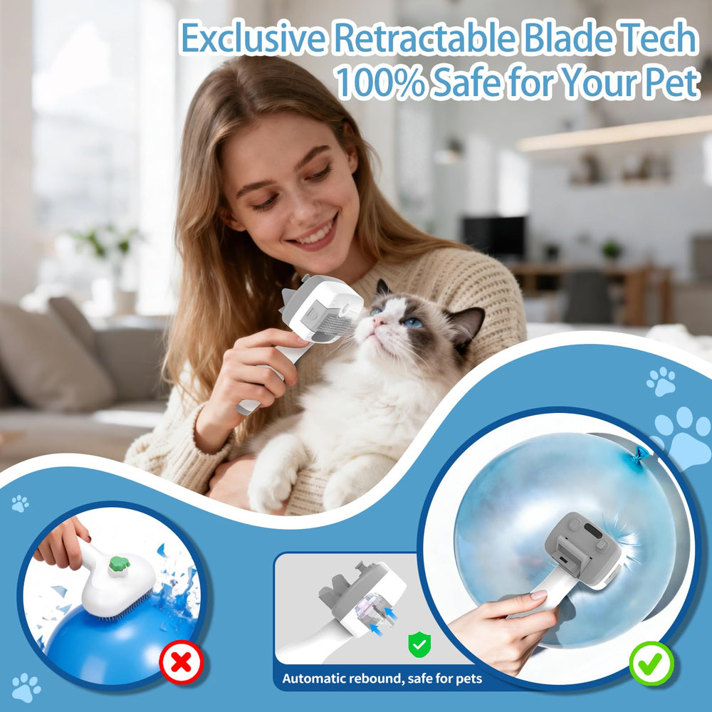 Pawimood 500mAh battery with auto-shutoff for safe, extended pet grooming.