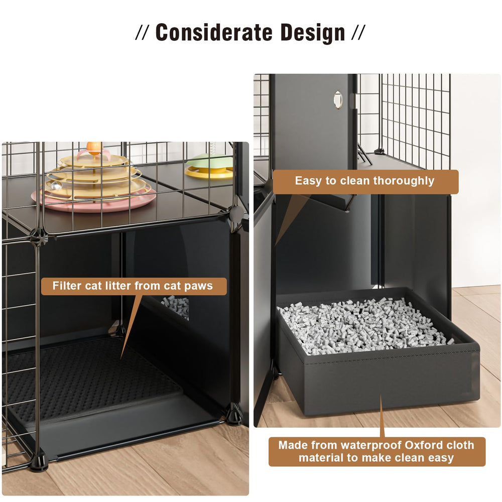 PAWING detachable panels DIY layout enables flexible room configurations.
