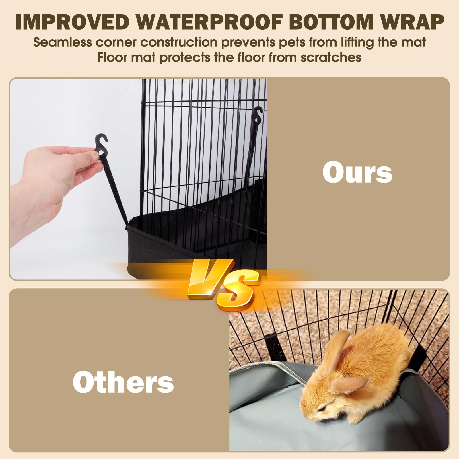 PAWING versatile indoor-outdoor setup for multiple small pets