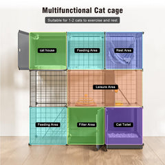 PAWING private opaque cat house offers a cozy retreat for naps and privacy.
