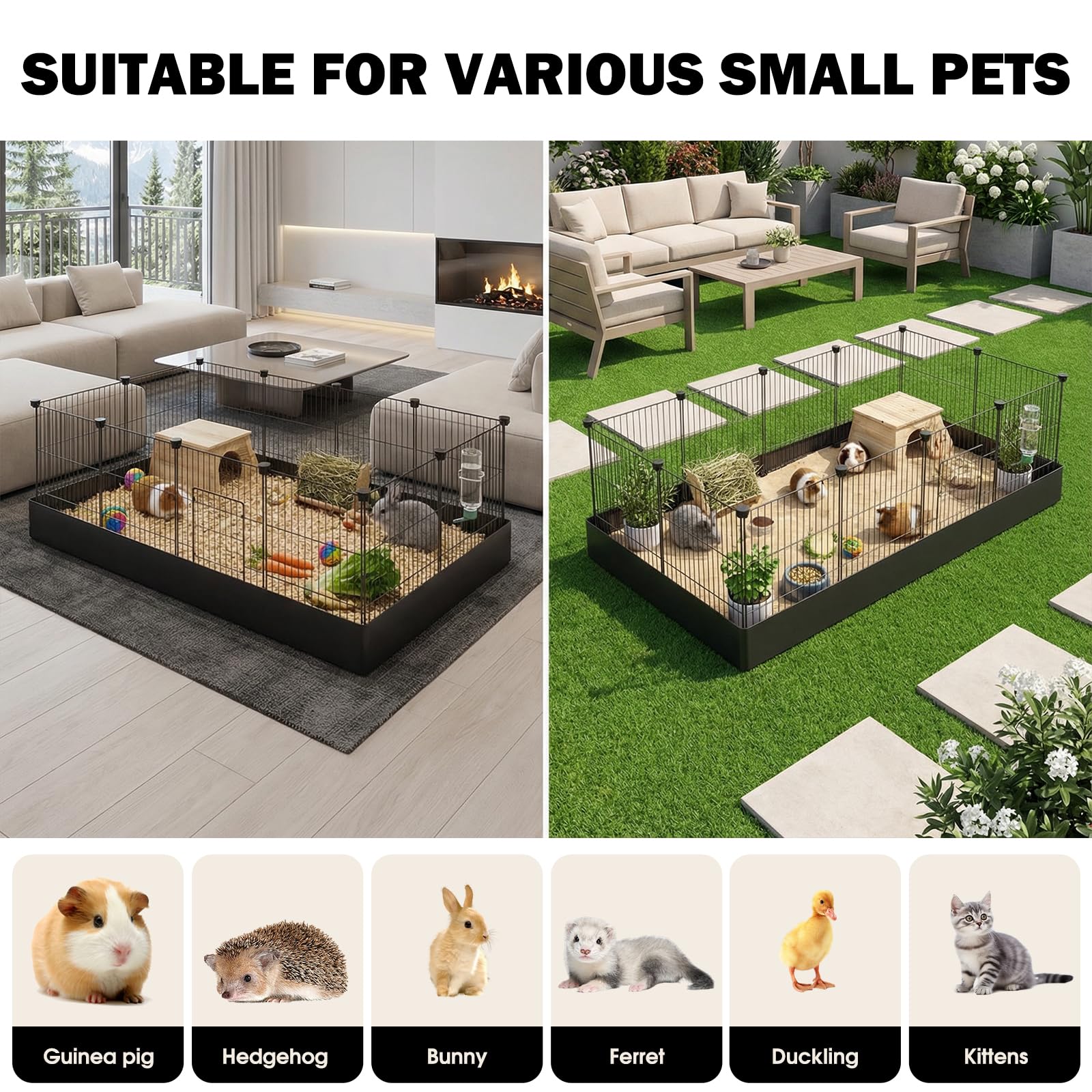 PAWING secure-mesh design ensures open sightlines and breathable space for daily exploration.