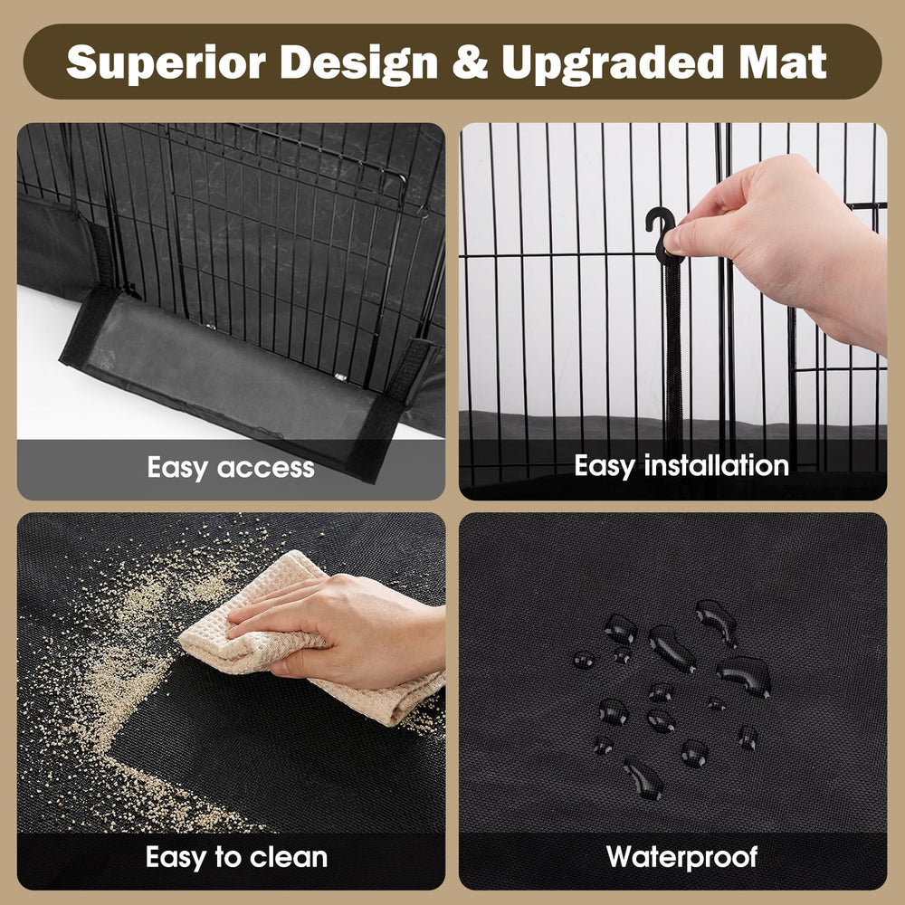PAWING waterproof mat 24x48 protects floors and eases cleanup